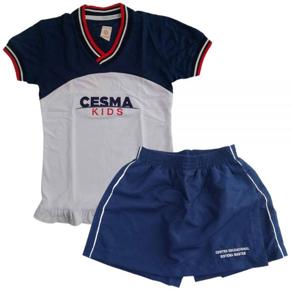 Kit Camisa e Short Infantil Feminina